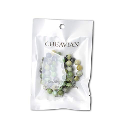 45PCS 8mm Natural Australian Jade Stone Beads Round Loose Beads for Jewelry Making DIY Handmade Materials 1 Strand 15" - color: Australian jade, size: 8mm