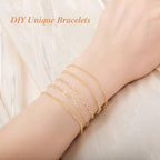 Crisjanggo 32.8 Feet 14K Gold Plated Brass Chains for Jewelry Making Chains Roll with Jump Rings and Lobster Clasps Gold Heart Shaped Jewelry DIY Craft Chains - color: Heart Gold
