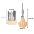 Veemoon Bead Making Needle Kit Jewelry Pliers Tool Set DIY Beading Tool Portable Jewelry Graver