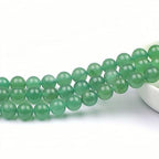 MJDCB Natural Stone Beads Green Aventurine Round Loose Beads for Jewelry Making DIY Bracelet Necklace (4mm) - color: Aventurine, size: 4mm