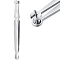 QWALIT Piercing Taper Threadless Insertion Tool - Titanium Labret Pin 16g, 18g, 20g - color: Silver Jewelry Clamps
