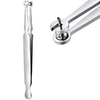 QWALIT Piercing Taper Threadless Insertion Tool - Titanium Labret Pin 16g, 18g, 20g - color: Silver Jewelry Clamps