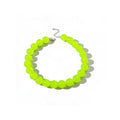 Chunky Acrylic Resin Beaded Necklace for Women Colorful Large Round Choker Adjustable Stack Acrylic Beads Necklace Resin Summer Party Jewelry - style: Green