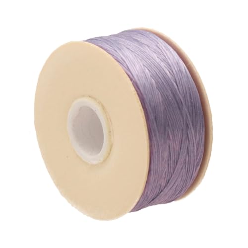 The Beadsmith Nymo Thread – 10-Pack Lilac Color – Size D, .30mm Diameter, 64 Yard/58.5 Meter Spool – Made of Nylon – Bead Embroidery & Weaving, Off Loom & Loom Work and DIY Craft Projects - size: Size D, 64 Yards, style: Lilac