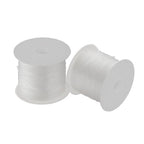0.7mm Dia Crystal Beading Cords Clear Fishing Line Non-Elastic Nylon Thread for Christmas Ornaments Jewelry Making Craft Fishing - 10M 2 Rolls - size: 0.7mm - 10M 2 rolls