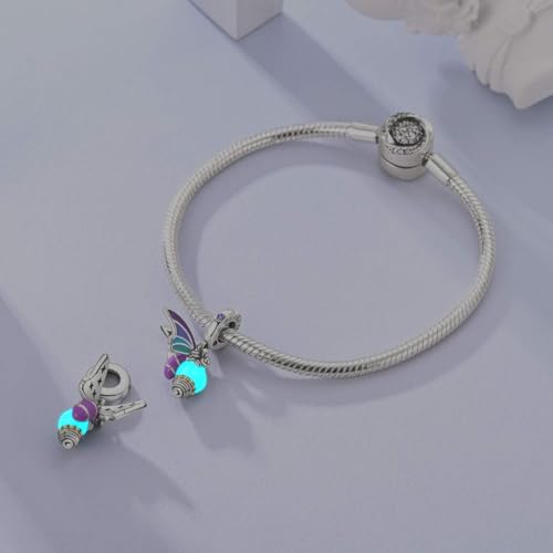 LAZA Charms for Bracelets 925 Sterling Silver Butterfly Summer Travel Ocean Lucky Charm Beads Pendant Jewelry for Women Mom - color: Bulb Bees