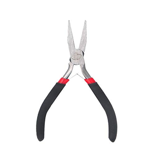 Flat Nose Pliers 5 Inch Smooth Jaw Pliers for Jewelry Making, Wire Wrapping Bending