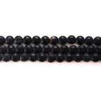 6mm Faceted Natural Black Agate Stone Beads Coin Disc Gemstone Spacer Beads for Jewelry Making DIY Bracelet Necklace - color: Black Agate