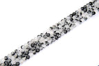 Adabele 15 Inch Natural Black Rutilated Quartz Gemstone 6mm Faceted Flat Round Coin Loose Beads Gem Stone Spacer (59-64pcs) for Jewelry Making GZ13-5 - color: Black Rutilated Quartz, size: 15 Inch/1 Strand