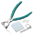 6" Glasses Frame Clamp Adjusting Pliers Eyeglasses Repairing Pliers Bracelet Bending Plier Nose Pad Arm Repair Tools Optical Hand Tool with Screwdriver Glasses Cloth and Nylon Replacement - style: Frame Clamp Plier