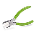 BENECREAT Double Nylon Jaw Pliers Flat Nose Pliers with Adhesive Jaws for DIY Jewelry Making Hobby Projects, Green - color: Green