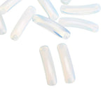 BEADIA Curved Opal Stone Beads 36x10mm 4pcs for DIY Bracelet Jewelry Making - color: Opal