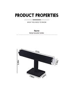 Bracelet Holder Stand,Bracelet Organizer Display for Selling,Bangle Organizer for Women,Watch Storage Holder for Men,Jewelry Business Supplies (Black + metal lid) - style: Style 1 （Black 1 Tier ）