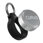 CURVD Premium Carrying Case Durable Travel Keychain Container, Medicine Pill Organizer, Travel Pill Box, Small Waterproof Holder for Pills, Earplugs, Compatible with Loop, Vibes & Eargasm - color: Black