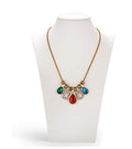 Polmart H2 Necklace Display Bust (White Leatherette, 10”H) - color: White Leatherette, size: 10"h