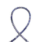 6mm Natural Lapis Lazuli Stone Beads Heart Shape Cute Fine Gems Spacer Beads Fit Jewelry Making DIY Exquisite Necklace Bracelet Accessory - color: Lapis Lazuli