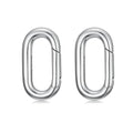 925 Sterling Silver Double Opening Lobster Clasp, Necklace Bracelet Anklet Jewelry Extender Clasp for DIY Jewelry Making (Style 5-2pcs) - style: style 5-2pcs