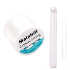 Elastic String Cord for Jewelry Making Bracelet Beading Thread,Stretchy String for Bracelets with 2 Pcs Beading Needles Beading Cord Clear 1.0mm - size: Clear 1.0mm