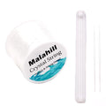 Elastic String Cord for Jewelry Making Bracelet Beading Thread,Stretchy String for Bracelets with 2 Pcs Beading Needles Beading Cord Clear 0.8mm - size: Clear 0.8mm