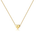 Turandoss Mothers Day Gifts for Mom Wife - Dainty 14K Gold Plated Heart Initial A-Z Pendant Letter Heart Necklace Birthday Mothers Day Gifts for Women Girls - style: K