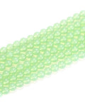 8mm Glass Beads 46PCS Glass Beads for Jewelry Making Charm Round Loose Bead for Bracelet Making Kit (White Green) - color: White Green