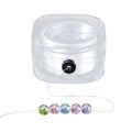 1 Roll 0.3MM 100M Crystal Elastic String Thread Cords Clear Sturdy Stretch White Thin TPU Transparent String Rope Sewing Accessories Bulk for Bracelets Jewelry Making Beading DIY Crafts - size: 0.3mm 109.36 Yards