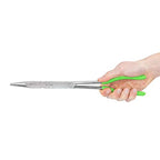OEMTOOLS 22633 13 Inch X-Type Long Nose Pliers, Straight, Precision Grip, Steel, With Comfort Grip Handle - style: 13 inch x-type long nose pliers