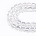 Bymitel 90 pcs Natural Genuine Real Round Loose Stone Beads Gemstone Spacers for Charm DIY Jewelry Making 15.5" per Strand 4mm (Clear Quartz Crystals, 4mm) - color: Clear Quartz Crystals, size: 4mm