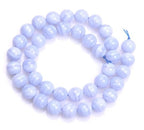 90pcs Adabele Natural Blue Lace Agate Healing Gemstone 4mm Small Round Beads Gem Stone Spacer for DIY Craft Jewelry Making GE11-4 - color: Blue Lace Agate, size: 4mm (90pcs/1 Strand)