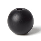 100Pcs Natural Stone 6mm Glass Black Matte Beads Round Loose Gemstone Energy Healing Beads Hole Size 1mm DIY Smooth Beads Jewelry Making - color: Black Matte Beads, size: 6mm