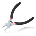 5 Inches Flat Nose Pliers for Jewelry Making Smooth Jaw Pliers, 1mm Ultra Thin Duckbill Pliers Precision Jewelry Pliers Mini Jewelry Making Tool for Wire Bending Straightening Ring Opening