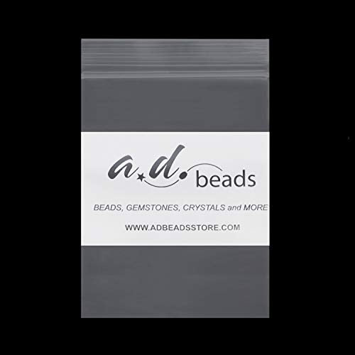 AD Beads 8mm Natural Round Loose Beads 110 Pieces, for Making 108 Mala Prayer Beads Necklace, Bracelet & Yoga Meditation, Jewelry Design (Black Larvikite) - color: Black Larvikite