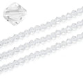 500pcs Czech 6mm (0.24 Inch) Faceted Bicone Crystal Glass Loose Beads Spacer Bulk Crystal Clear for DIY Craft Jewelry Making CCB601 - color: Crystal Clear, size: 6mm - 500pcs