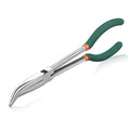 SPEEDWOX Long Reach Bent Nose Pliers 11 Inches 30 Degree Intermeshed Teeth Precision Fine Pliers for Hard to Reach Narrow Spaces High Leverage Reduce Efforts Non-slip Handle - style: 30°Bent Nose Pliers