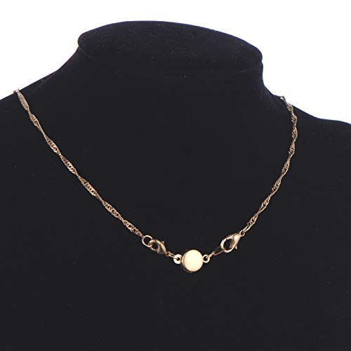 Zpsolution Locking Magnetic Clasps for Jewelry Necklaces Bracelets - Light and Small Keep the Clasp in Back - color: 4 Gold and 4 Silver