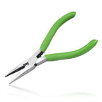 Long Nose Pliers with Wire Cutter - 5-Inch Needle Nose Pliers with Small Serrated Jaws - style: Long Nose Pliers