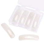 BEADIA Natural Curved White Agate Stone Beads 36x10mm 4pcs for DIY Bracelet Jewelry Making - color: White Agate