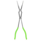 OEMTOOLS 22633 13 Inch X-Type Long Nose Pliers, Straight, Precision Grip, Steel, With Comfort Grip Handle - style: 13 inch x-type long nose pliers