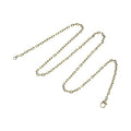 HARFINGTON 20 Pack 18 Inch Necklace Chains Bulk 3.2mm Bronze Plated Cable Chains with Lobster Clasps for Jewelry Making - color: Bronze, size: 18 Inch x 3.2mm