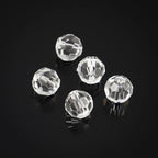 100pcs Adabele Austrian 4mm (0.16 Inch) Small Faceted Loose Round Crystal Beads Crystal Clear Compatible with 5000 Swarovski Crystals Preciosa SS2R-401 - color: Crystal Clear, size: 4mm Small (100pcs)