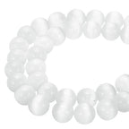 PATIKIL 12 mm Natural Clear Quartz Loose Beads, 2 Strands Crystal Round Stone Strand Beads Gemstone Loose Bead Spacer Beads for Jewelry Making DIY Necklace Bracelet, White - color: White, size: 12 mm