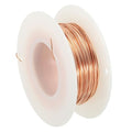 PATIKIL 98.42 Feet Solid Bare Copper Wire,24 Gauge 99.9% Pure Copper Wire 0.5mm Soft Beading Wire Metal Plant Stem Ties for Jewelry Craft (30m) - size: 0.5mm x 98.42ft
