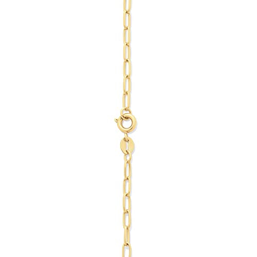 Amazon Essentials 14K Gold Plated Paperclip Chain Necklace - color: Yellow Gold, size: 24"