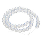 HARFINGTON 50pcs Natural Stone Beads 6mm Opal Round Gemstone Stone Loose Beading Real Genuine Smooth Balls Bead for Jewelry Making Bracelets Necklace Earrings DIY - color: Opal, size: 6mm