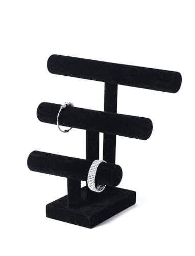Bracelet Holder Stand,Bracelet Organizer Display for Selling,Bangle Organizer for Women,Watch Storage Holder for Men,Jewelry Business Supplies (Style 2 （Black 3 Tier ）) - style: Style 2 （Black 3 Tier ）