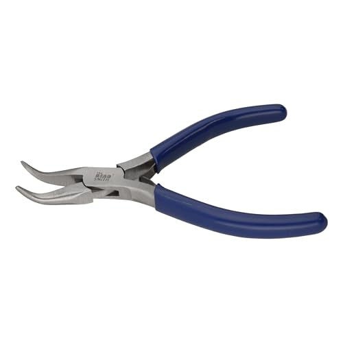 The Beadsmith Bent Chain-Nose Pliers for Crafting and Repair, Jewelry Making Supplies - style: Bent Chain Nose