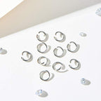 DanLingJewelry 1000 pcs 304 Stainless Steel 19 Gauge Open Jump Rings 7mm for Jewelry Making Connectors Jewelry Finding Stainless Steel Color - color: 1000 pcs - ф7mm δ 1mm