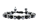 Amazing Gemstone Bracelet for Lymphatic Drainage - Black Obsidian Hematite Bracelet Set for Men Women Healing Calming Anxiety Stress Relief Gifts Pulseras Para Hombres Mujer Stocking Stuffers - color: Lymphatic Drainage