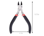 2 Pack Small Wire Cutters,Side Cutters for Crafts,Flush Cutting Pliers for Jewelry Making,Wire Pliers Floral Wire Cutters Tools for Floral,Zip Tie Cutters for Cable Tie,Wire Cutting Tool - style: Side Cutter