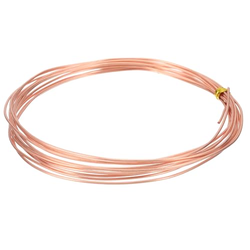 PATIKIL 99.9% Pure Copper Wire for Jewelry Making, 18 Gauge (1mm) Copper Craft Wire 9.8 Feet Beading Jewelry Making Supplies for Crafting Wreath Electroculture Gardening - size: 18 Gauge x 9.8 Feet